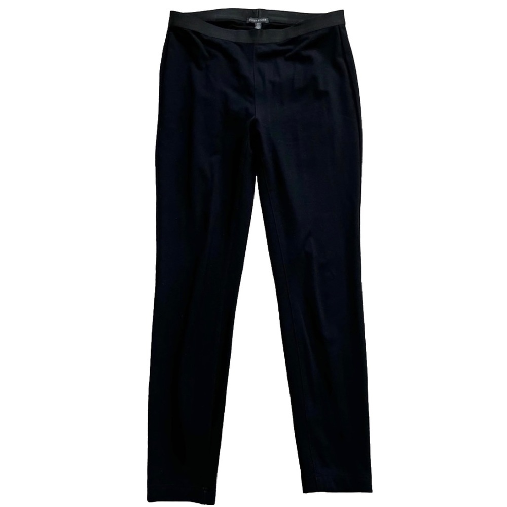 EILEEN FISHER BLACK PULL ON PANTS SIZE SMALL MINIMALIST CONTEMPORARY CHIC Comfy